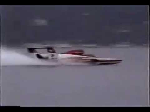 1992 Miss Budweiser Hydroplane flip / blowover